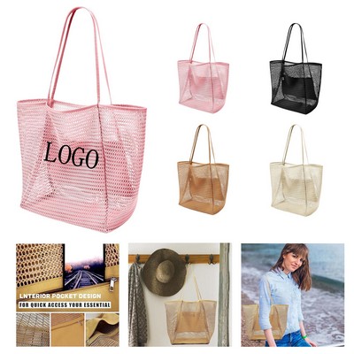 Portable Mesh Beach Storage Bag