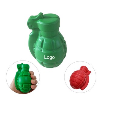 PU Foam Grenade Shape Stress Ball Fidget Squeeze Relief Toy