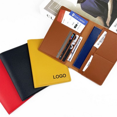 PU Leather Passport Holder
