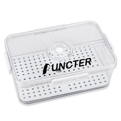 Medium PET Large Capacity Leak Proof And Moisture Proof Lock Cigar Box