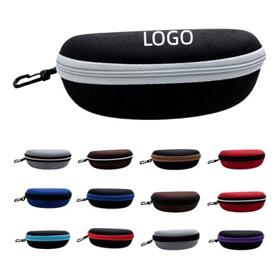 Zippered Eyewear Box Portable Sunglasses Case