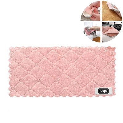Thick Microfiber Dish Cloth – Absorbent & Scratch-Free