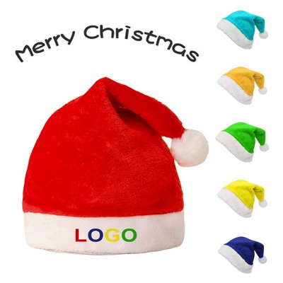 Christmas Short Plush Hat
