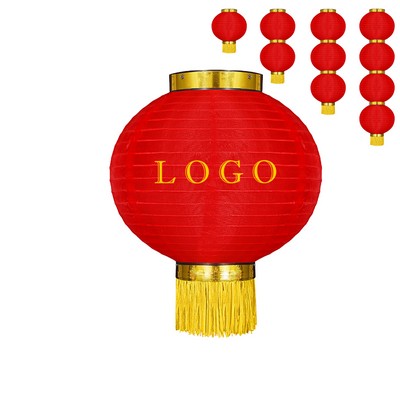 Lunar New Year Chinese Lanterns Circular