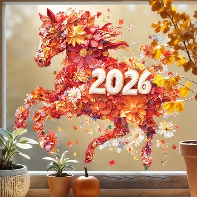 Christmas Window Clings Xmas Tree Window Stickers