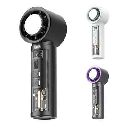 Mini Rechargeable Handheld High Speed Cooling Fan