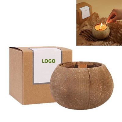 Scented Soy Coconut Shell Candles