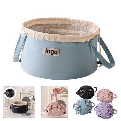 Premium Large Drawstring Travel Cosmetic Bag