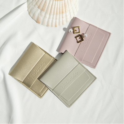 3.5" PU Leatherette Jewelry Pouch Mini Envelope Bag Packaging Pouch Jewelry Gift Bag