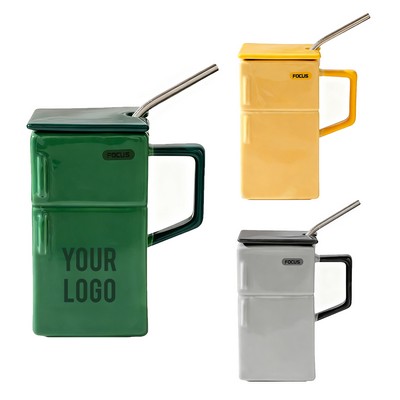 Vintage Refrigerator Ceramic Mug