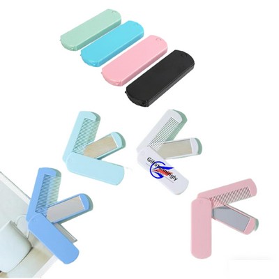 3-in-1 Foldable Comb and Mirror Set