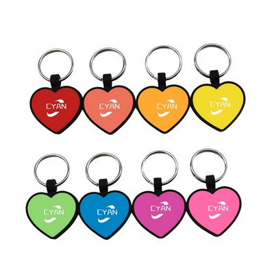 Heart Silicone Pet Tag
