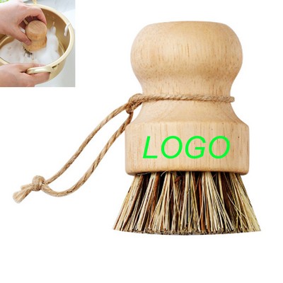 Natural Vegetable Fiber Dish Brush Stain Removal Brush