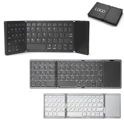 Foldable Bluetooth Keyboard With Touchpad
