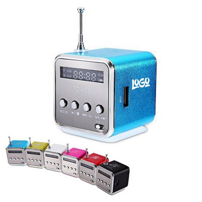 Mini Digital Music Radio Audio Stereo Player Speaker