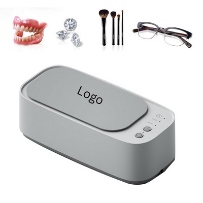 AuraWave 48KHz Sonic Purifier - 500mL Desktop Ultrasonic Cleaner for Jewelry, Eyewear & Retainers