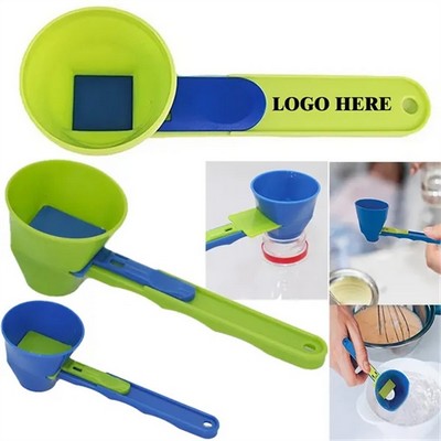 No-Spill Convertible Scoop Funnel