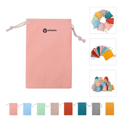Cotton Gift Drawstring Pouch