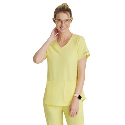Skechers - Women's Three-Pocket Curved V-Neck Breeze Scrub Top