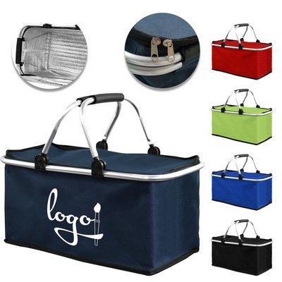 Foldable Picnic Bag with Lid