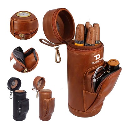 Cigar Travel Bag Cigar Humidor With Pocket