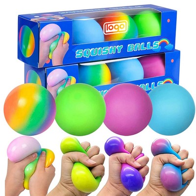 Rainbow Stress Fidget Ball