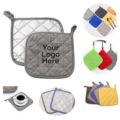 Terry Cloth Heat Resistant Pot Holder