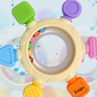Teether Relief Chew Teething Rings Sensory Toys for Baby
