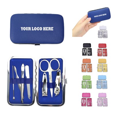7 Piece Manicure Nail Clippers Travel Kit