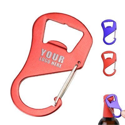 Aluminum Carabiner Bottle Opener