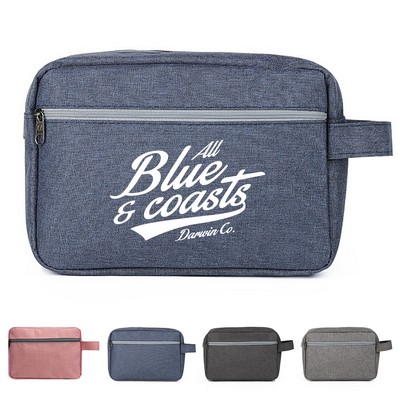 Cation Polyester Cosmetic Travel Bag
