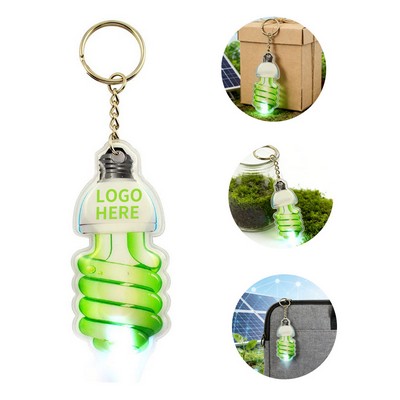 Personalized Bulb PVC LED Keychain