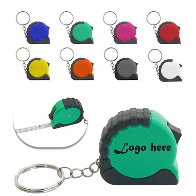 Retractable Mini Tape Measure Keychain
