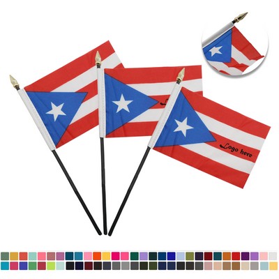 Hand Held Small Polyester Flag