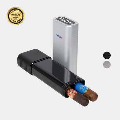 Tübr® Gordo Alümen Premium Anodized Aluminum Travel Cigar Case