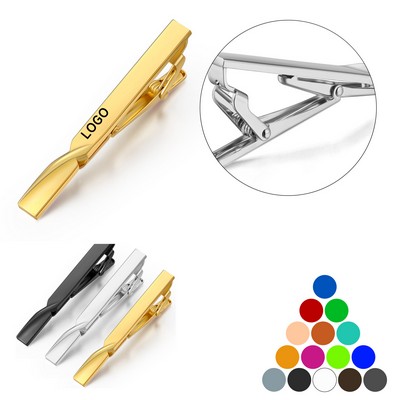 Minimalist Polished Metal Tie Clip