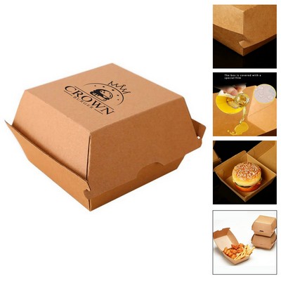 Custom Disposable Paper Burger Box