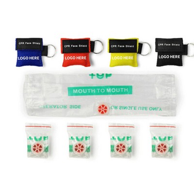 Portable CPR Face Shield Kits