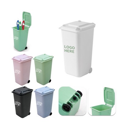 Compact Waste Bin Desk Organizer