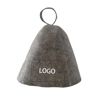 Full-Color Printing Felt Sauna Hat