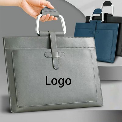 Executive Laptop Document Bag with Built-in Typing Stand