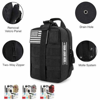 Outdoor Survival First Aid Kit with Emergency Tools Set