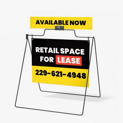 Real Estate A-frame Kit- Banner, Rider & Hardware