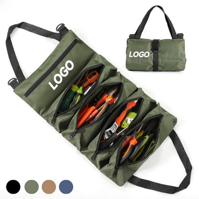 Canvas Roll-Up Tool Bag