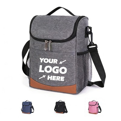 Double Layer Insulated Lunch Bag