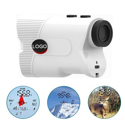 1200 Yards Laser Rangefinder With Slope Magnet Flag Lock