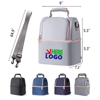Double Layer Breast Milk Baby Bottle Cooler Bag