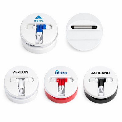 Phone Stand Stylus Earphone Set