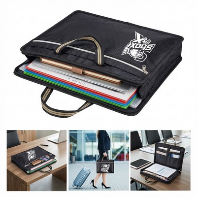 Oxford A4 Zippered File Bag