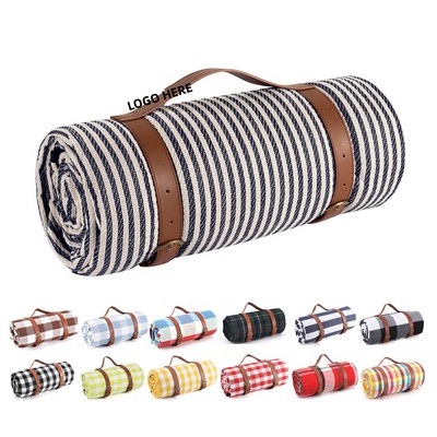 Waterproof Picnic Blanket with Carry Strap